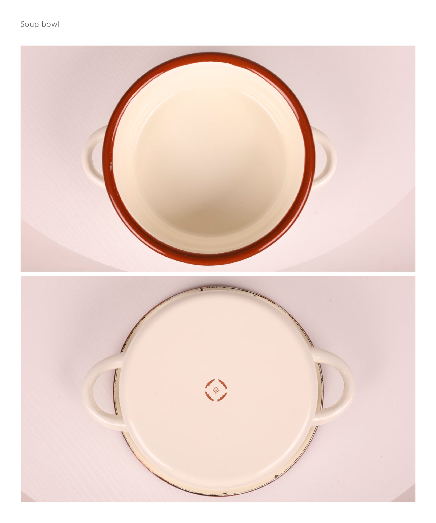 Cafe S'more Soup Bowl 琺瑯湯碗