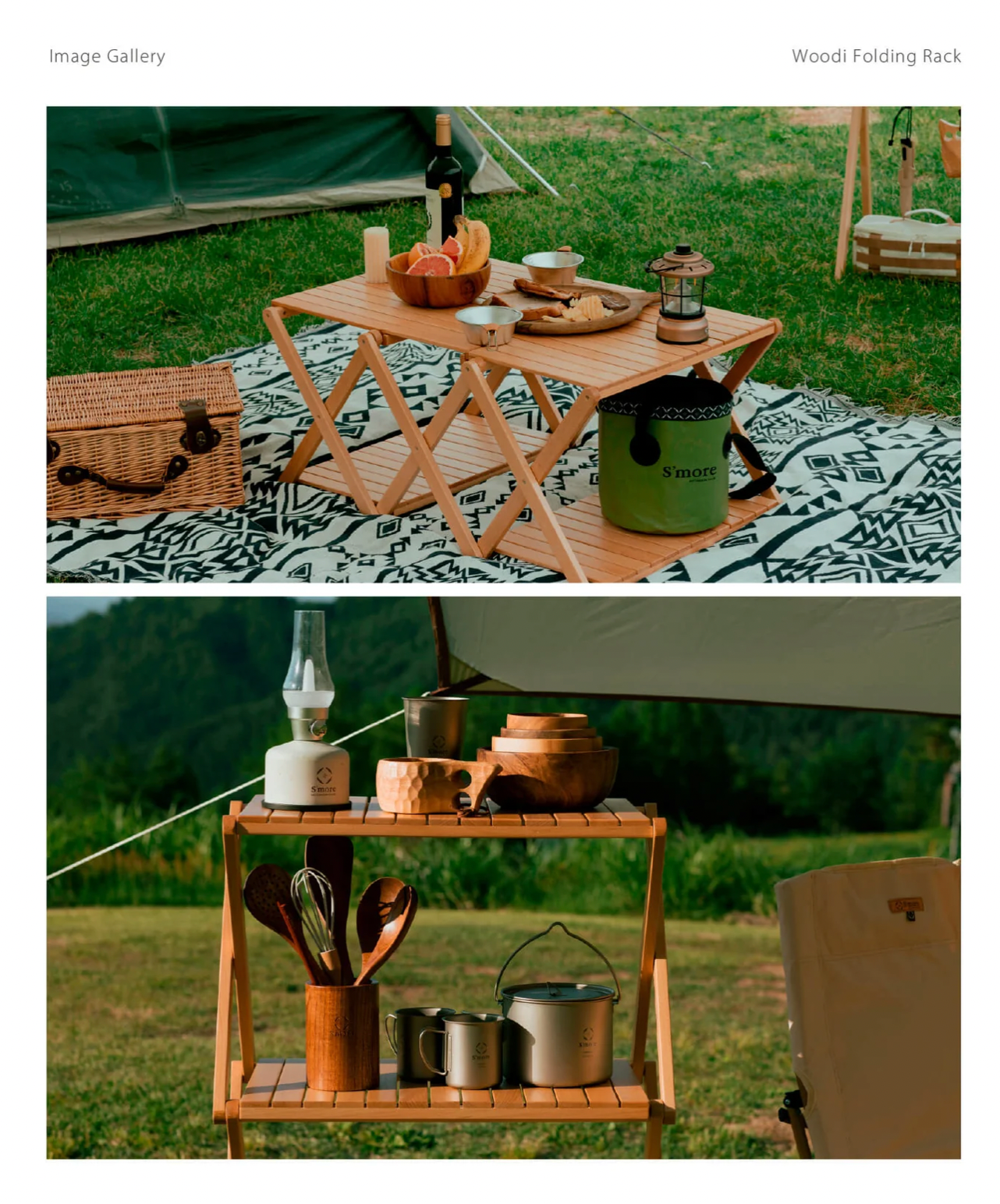 Woodi Folding Rack 2Way 可變四層架