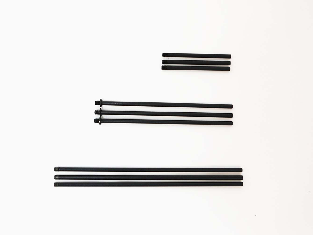 和柄工藝黑鐵桌6張組合