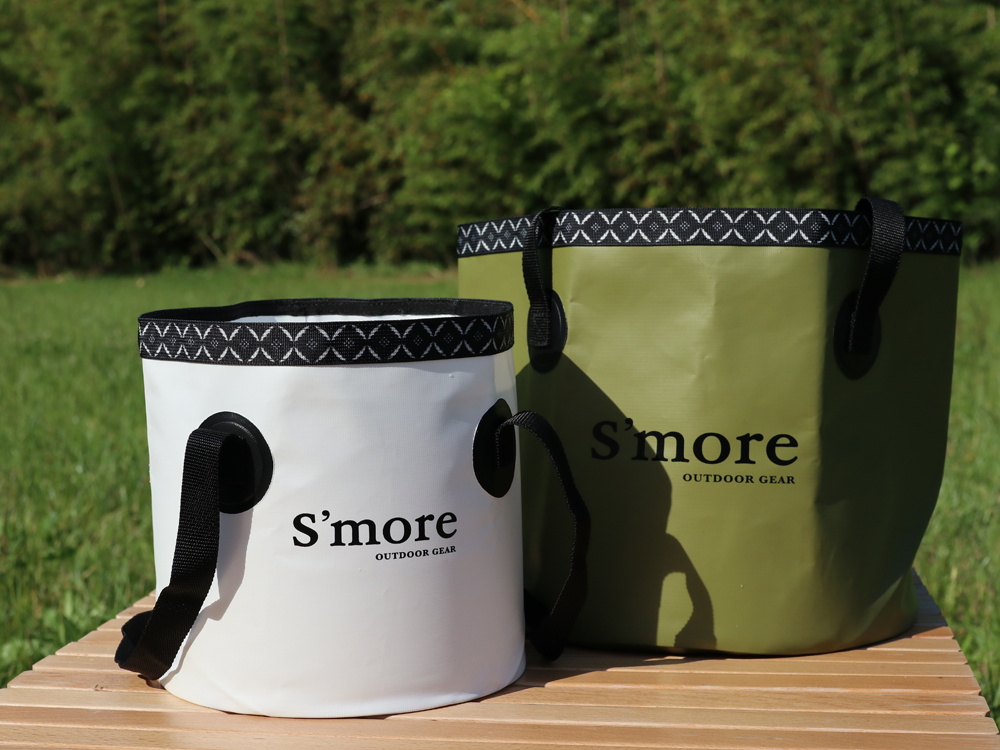 S'more-logo 輕便摺疊水桶(9L/20L)