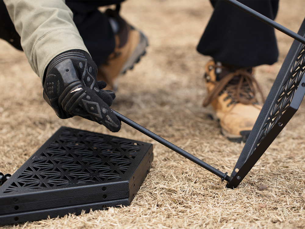 和柄工藝黑鐵桌6張組合