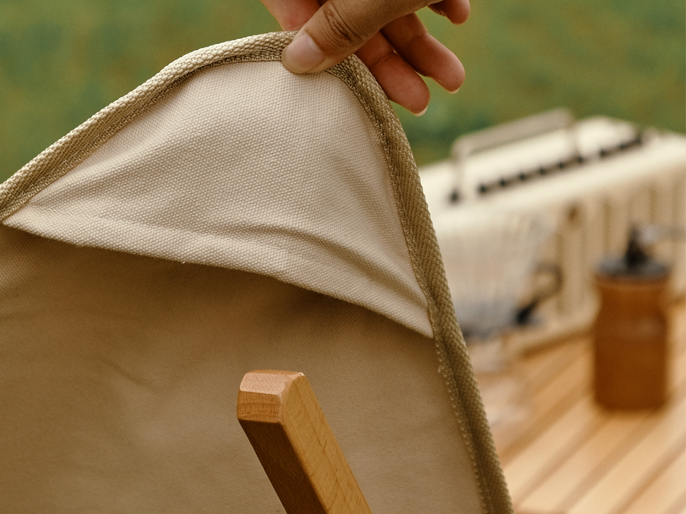 【預購】Woodie pack chair 天然櫸木露營椅(米色現貨)