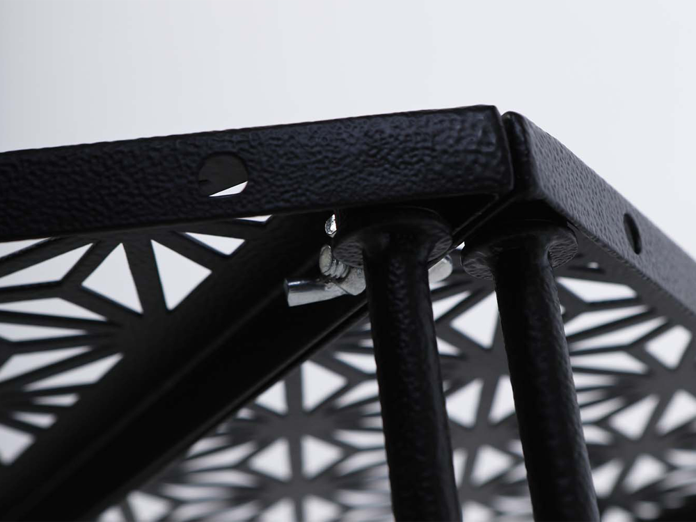 和柄工藝黑鐵桌6張組合