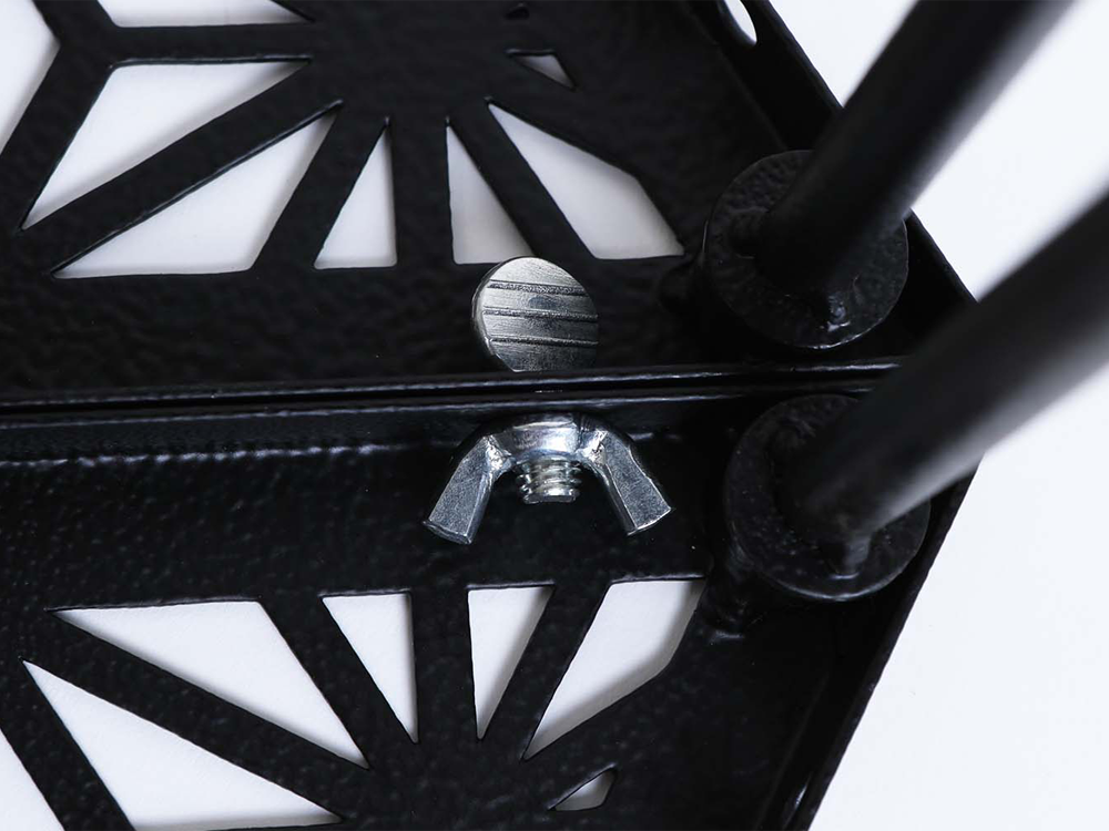 和柄工藝黑鐵桌6張組合