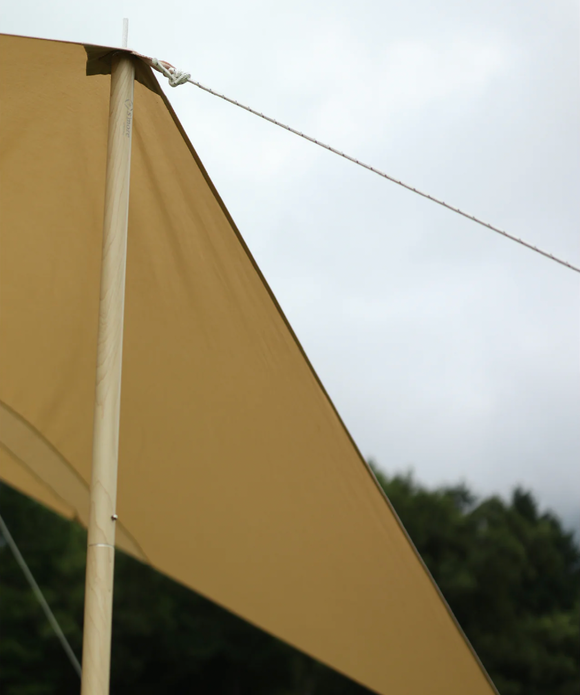 【預購】Alumi pole 2.4 woodi 鋁製營柱(木紋色)