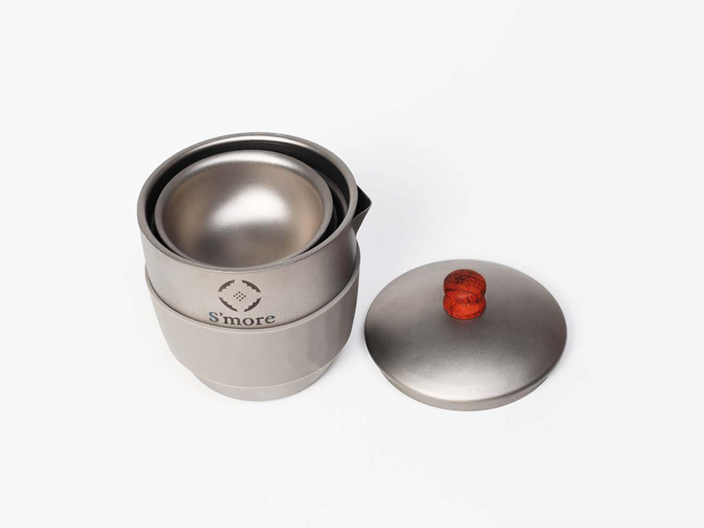 【預購】Titanium Tea Coze 攜帶式鈦茶具組