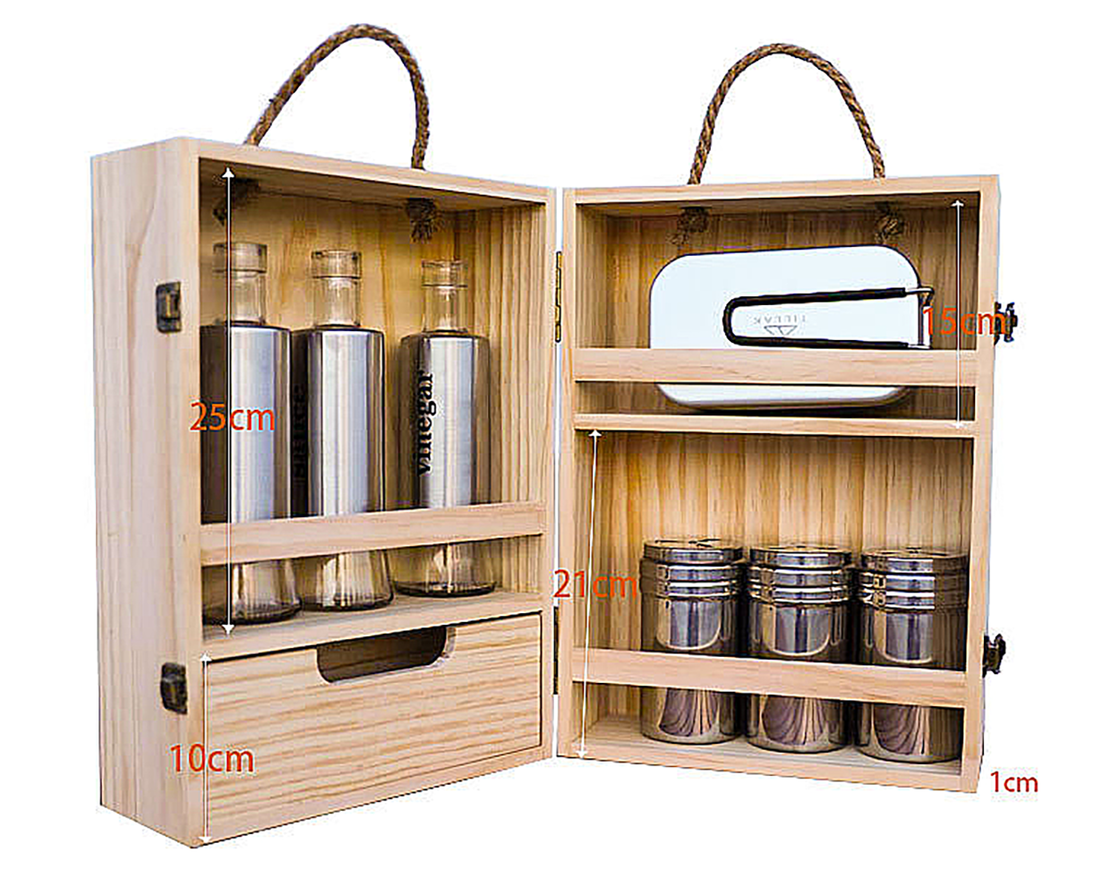 S'more Spice box 木製調味盒