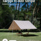 預購【TARPPI R-400 STRIPE】復古條紋天幕