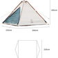 A-Base tent 精靈系印地安帳篷(1-2人用)