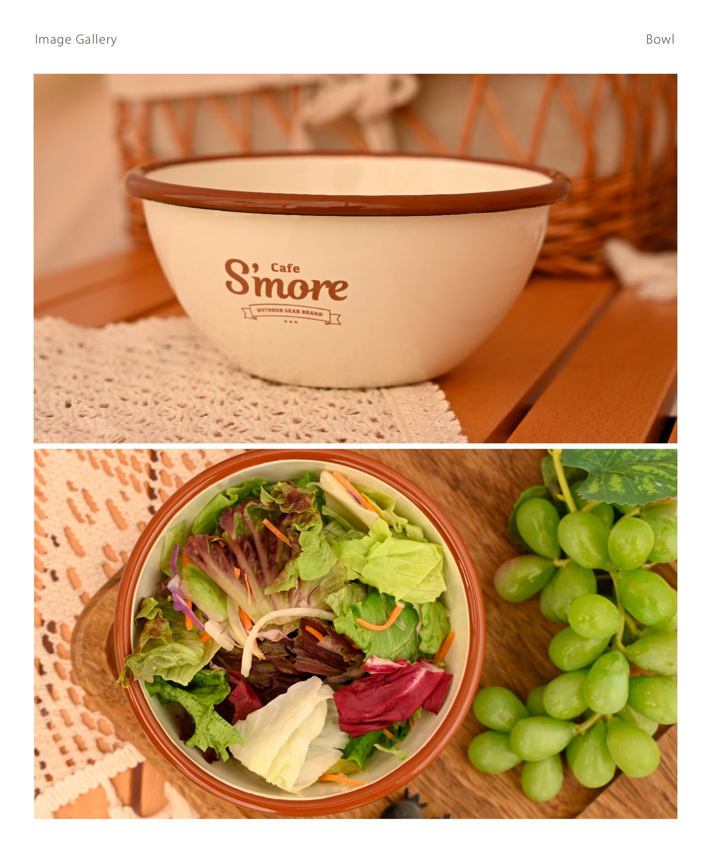 Cafe S'more Bowl 琺瑯碗