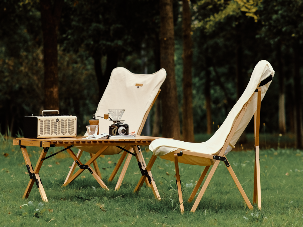 【預購】Woodie pack chair 天然櫸木露營椅