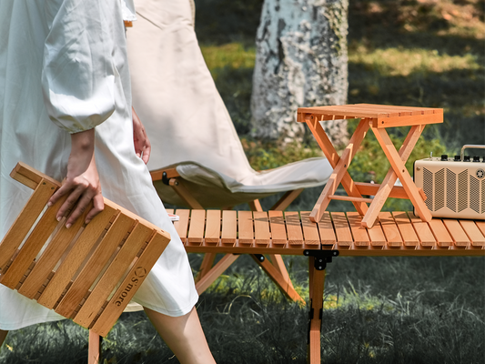 Woodi Folding Stool 木製折疊椅