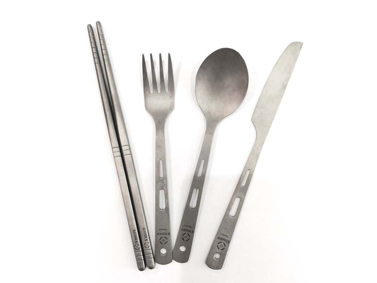 【預購】Titanium Cutlery Set 超輕量 鈦合金餐具組
