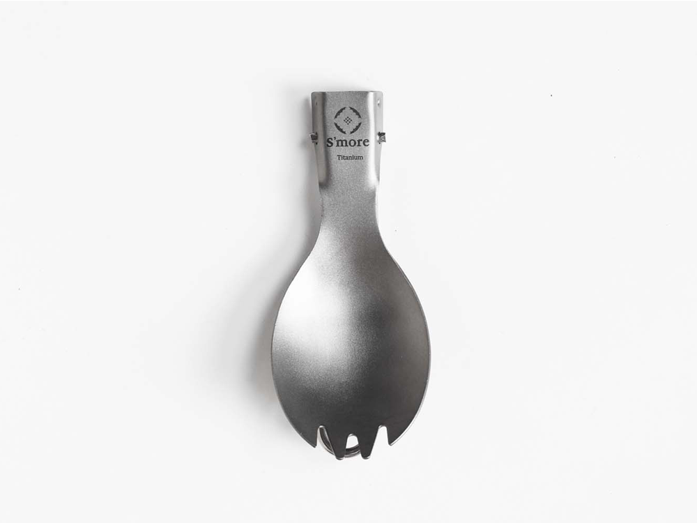 Titanium FD Spoon 鈦合金摺疊叉匙 – S'more台灣
